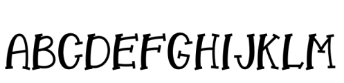 Jarkids Font UPPERCASE