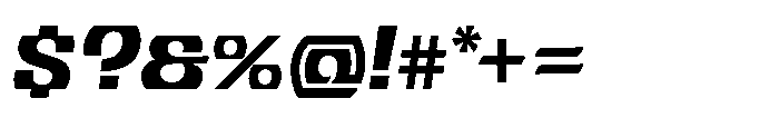 Jarlath Italic Font OTHER CHARS