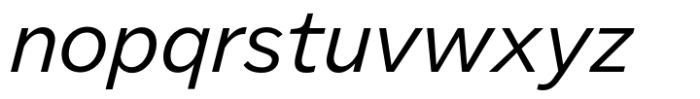 Jarvis Light Italic Font LOWERCASE