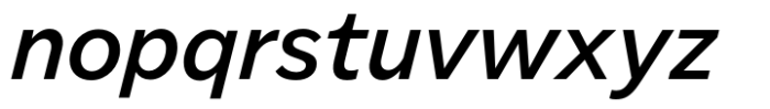 Jarvis Medium Italic Font LOWERCASE