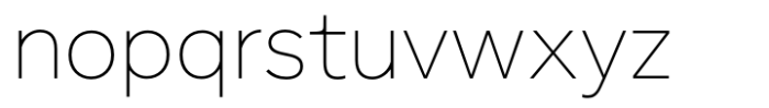 Jarvis Thin Font LOWERCASE