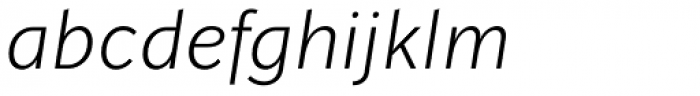 Jasan Light Italic Font LOWERCASE