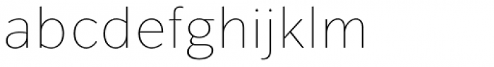 Jasan Thin Font LOWERCASE