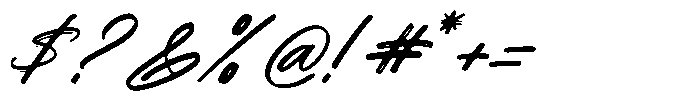 Jasding Blowned Italic Font OTHER CHARS