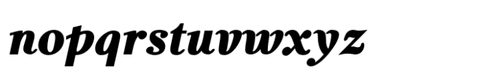 Jasper Squeeze Extra Bold Italic Font LOWERCASE