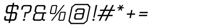 Jaturat Light Italic Font OTHER CHARS