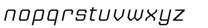 Jaturat Light Italic Font LOWERCASE