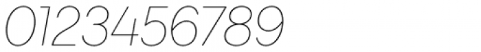 Javiera Thin Italic Font OTHER CHARS