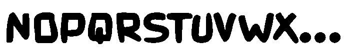 Jaw Drop Font UPPERCASE