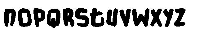 Jaw Drop Font LOWERCASE