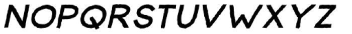 Jawbird Bold Italic Font UPPERCASE