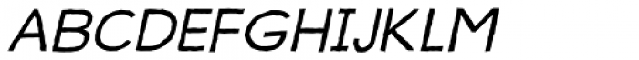 Jawbird Regular Italic Font UPPERCASE