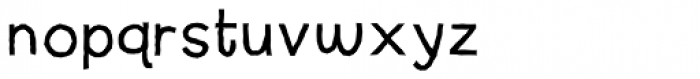 Jawbird Regular Font LOWERCASE