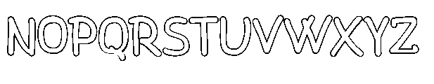 Jawharah Outline Font UPPERCASE