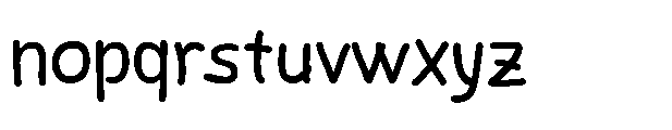 Jawharah Regular Font LOWERCASE