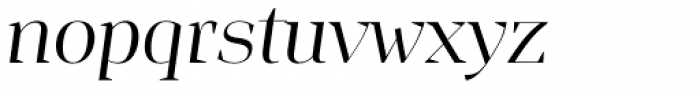 Jaymont Light Italic Font LOWERCASE
