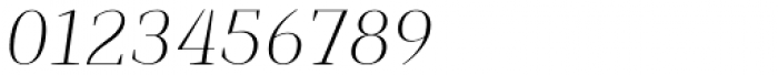 Jaymont Thin Italic Font OTHER CHARS