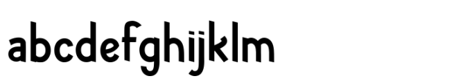 Jazek Font LOWERCASE