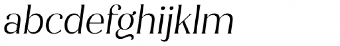 Jazmín Alt Light Italic Font LOWERCASE
