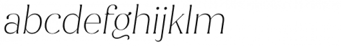 Jazmín Alt Thin Italic Font LOWERCASE