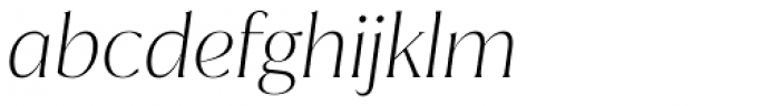 Jazmín Extra Light Italic Font LOWERCASE