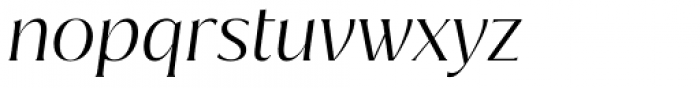 Jazmín Light Italic Font LOWERCASE