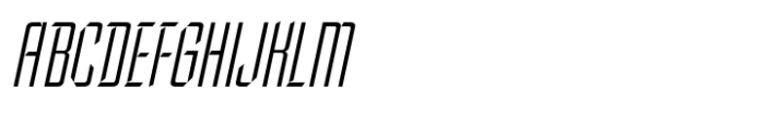 Jazz Trumpeter JNL Oblique Font UPPERCASE