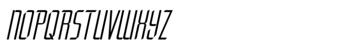 Jazz Trumpeter JNL Oblique Font UPPERCASE