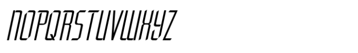 Jazz Trumpeter JNL Oblique Font LOWERCASE