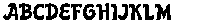 Jazzberry Font UPPERCASE