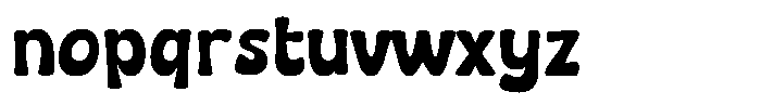 Jazzberry Font LOWERCASE