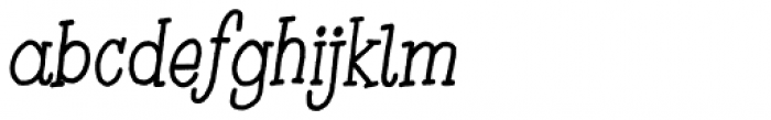 Jazznik Dark Italic Font LOWERCASE