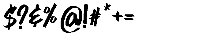 Jazzy Font OTHER CHARS