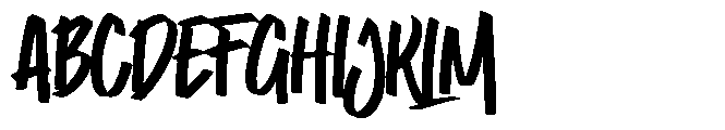 Jazzy Font UPPERCASE