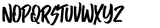 Jazzy Font UPPERCASE