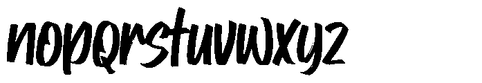 Jazzy Font LOWERCASE