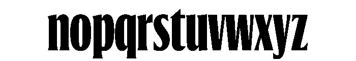 Jargon Black Font LOWERCASE