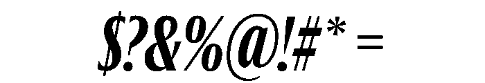Jargon Bold Italic Font OTHER CHARS