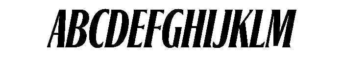 Jargon Bold Italic Font UPPERCASE