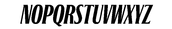 Jargon Bold Italic Font UPPERCASE