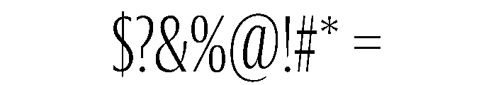 Jargon Light Font OTHER CHARS