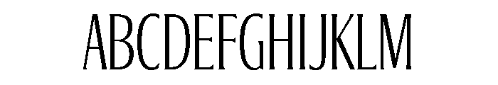 Jargon Light Font UPPERCASE