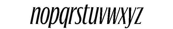 Jargon Regular Italic Font LOWERCASE