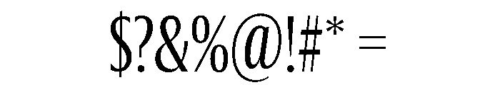 Jargon Regular Font OTHER CHARS