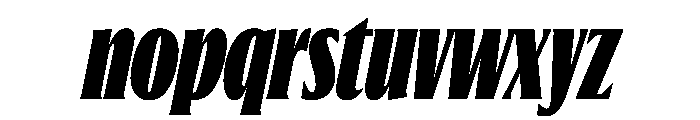 Jargon Ultra Italic Font LOWERCASE