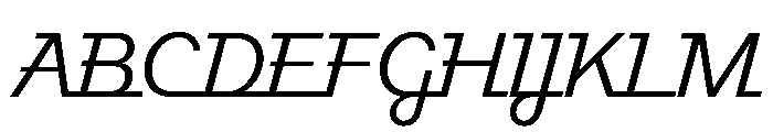 Javelin Regular Font UPPERCASE
