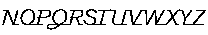 Javelin Regular Font UPPERCASE