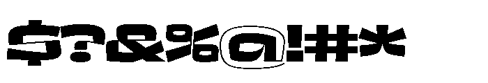 Jawsv02 Regular Font OTHER CHARS