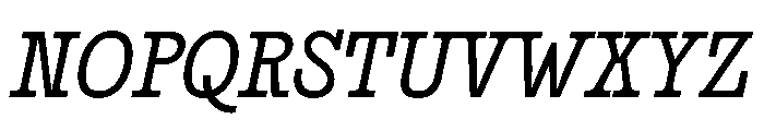 Jazz BT Italic Font UPPERCASE