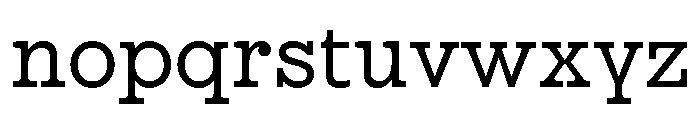 Jazz BT Regular Font LOWERCASE